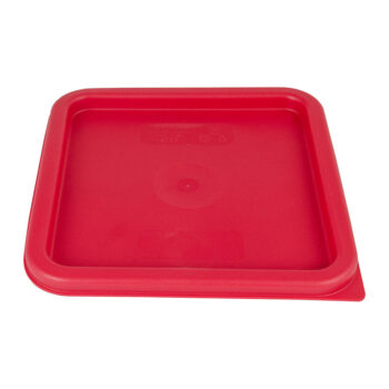 Cambro SFC6451 Winter Rose Square Polyethylene Lid for 6 Qt. and 8